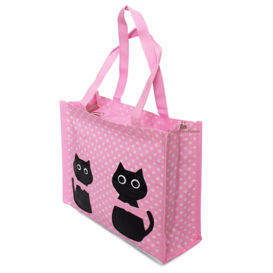 Shopper Borsa Donna In Plastica Busta Spesa Casual Universale Shopper Borsa Donna In Plastica Busta Spesa Casual Universale