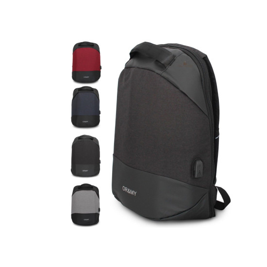 Zaino Borsa Antifurto Unisex per Ufficio Tempo Libero Viaggio Imbottito con  Usb