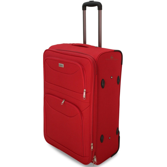 Valigia Bagaglio a Mano 55x38x20 ESPANDIBILE IN POLIESTERE Con 2 Ruote