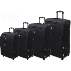Set 4 Trolley ESPANDIBILE IN POLIESTERE Con 4 RUOTE Mod.:214 ORMI