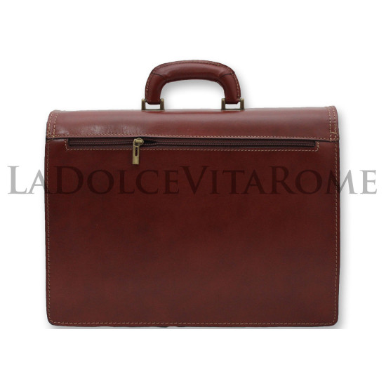 BORSA CARTELLA  PORTADOCUMENTI VENTIQUATTRORE OFFICIO Vera Pelle Made in Italy Cartelle Ventiquattrore