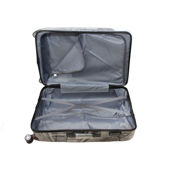 Set di 3 Trolley Rigido in POLICARBONATO Con 8 RUOTE ORMI Set Di Valigie