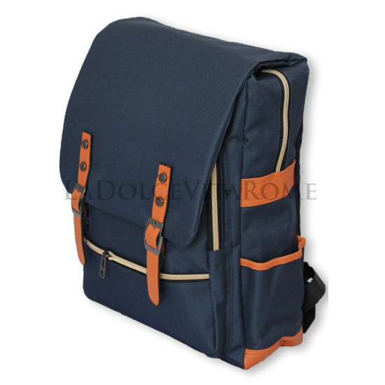 Zaino Spalla Uomo Donna Canvas Tempo Libero Sport Porta PC Laptop Bag Imbottito Zaini