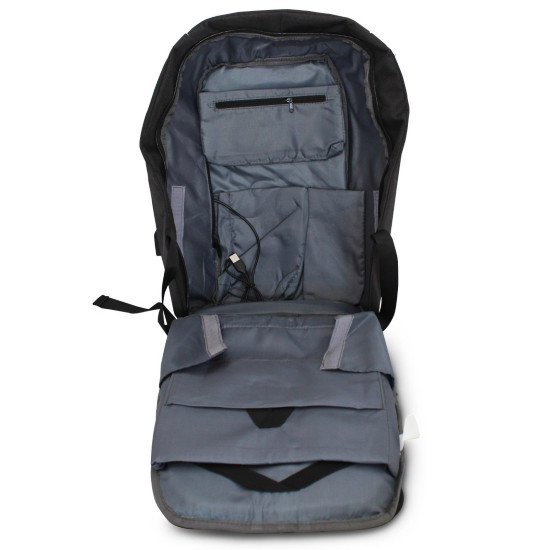 Zaino Antifurto Con Ricarica USB, Impermeabile, Per Laptop, Da - Foto 8