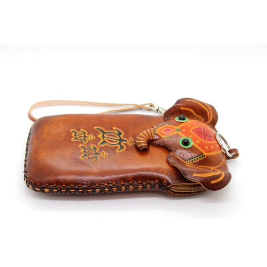 CUSTODIA PORTACELLULARE Porta cellulare in Vera Pelle con Cerniera Porchette Cover e Custodie CUSTODIA PORTACELLULARE Porta cellulare in Vera Pelle con Cerniera Porchette Cover e Custodie