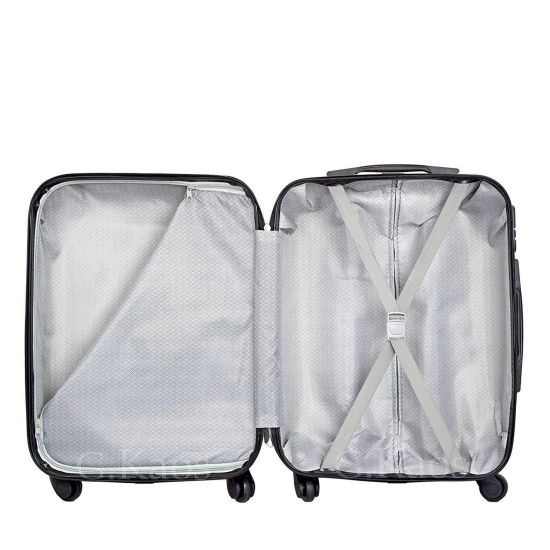 Trolley 55cm Bagaglio a mano Rigido in Policarbonato ULTRALEGGERO 4 RUOTE Fantasia Farfalla Coccinella Segnali Bagagli a Mano Trolley 55cm Bagaglio a mano Rigido in Policarbonato ULTRALEGGERO 4 RUOTE Fantasia Farfalla Coccinella Segnali Bagagli a Mano