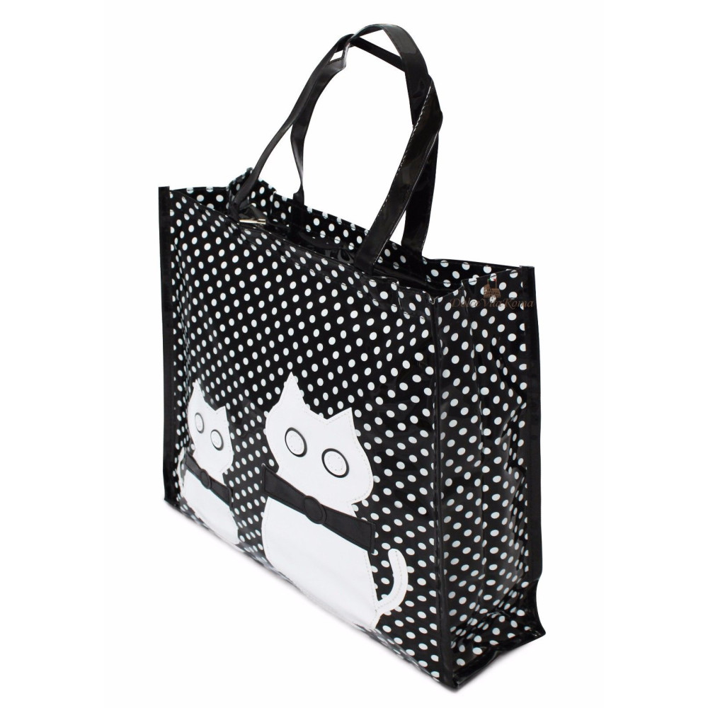 Shopper Borsa Donna In Plastica Busta Spesa Casual Universale