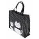 Shopper Borsa Donna In Plastica Busta Spesa Casual Universale Gattini Borse Donna