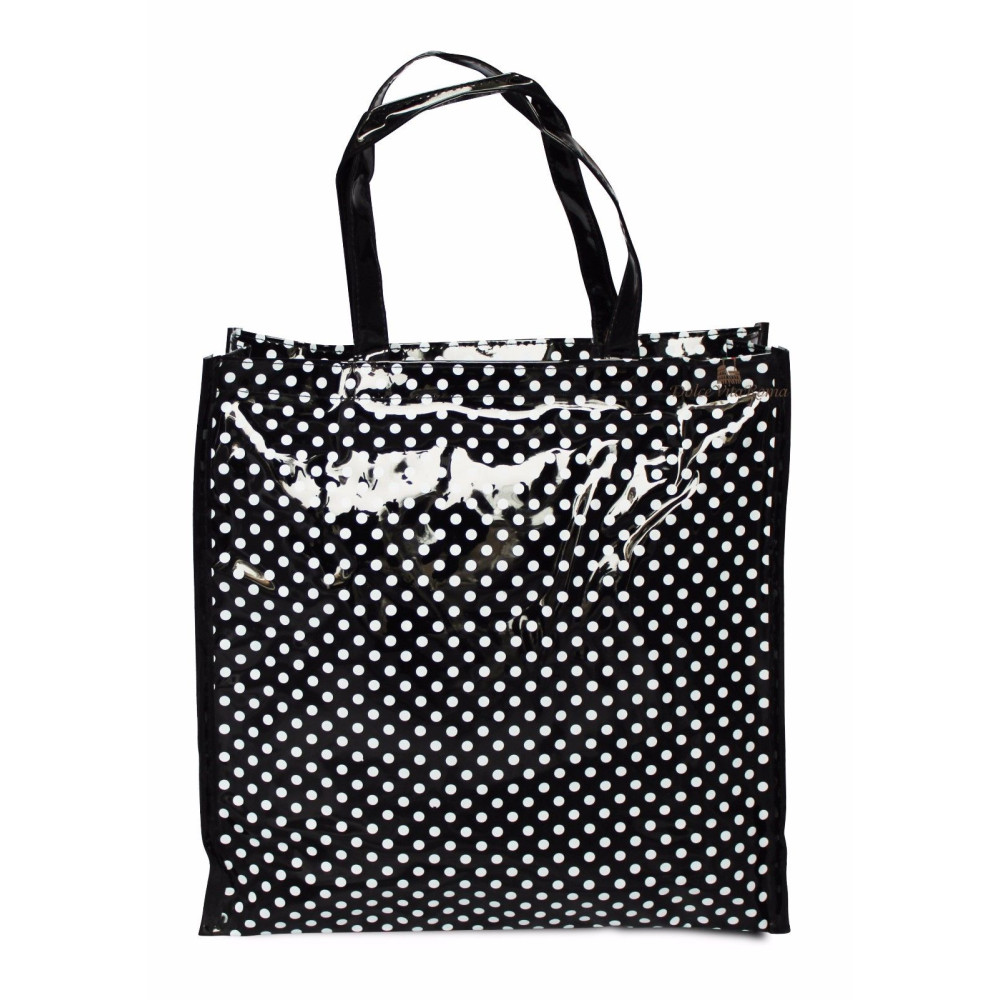 Shopper Borsa Donna In Plastica Busta Spesa Casual Universale