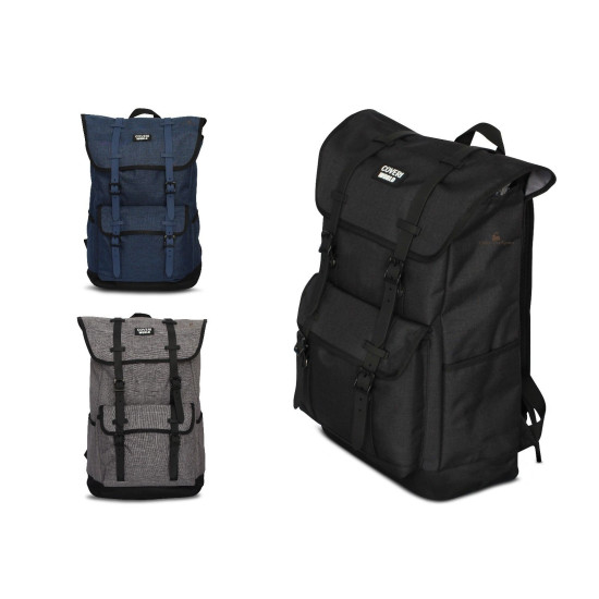 Zaino COVERI Borsa con Tasca PC Laptop Ufficio e Tempo Libero Casual  Imbottito